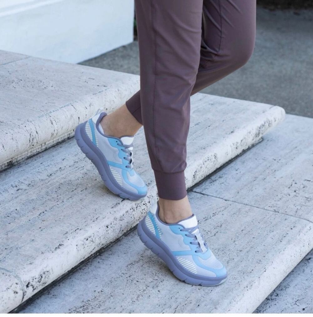 Alegria Solstyce Women's Sneakers Size 11 EU 41 Blue Moon Gray Comfort Walking